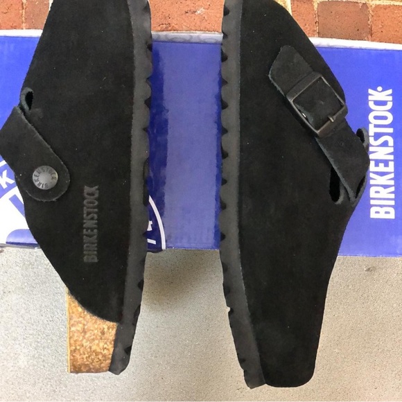 Birkenstock Black Suede Mules - Picture 4 of 7